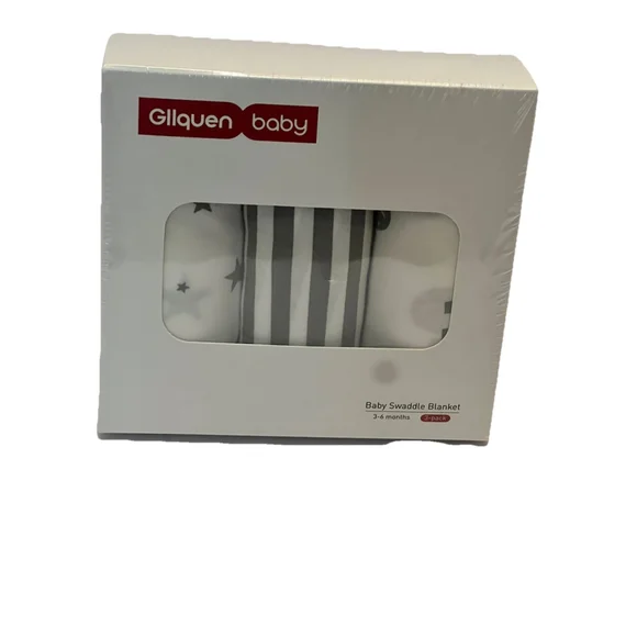 Baby Swaddle Blanket 3 Pack Organic Cotton 0-3 Months NEW & SEALED! - Picture 1 of 4